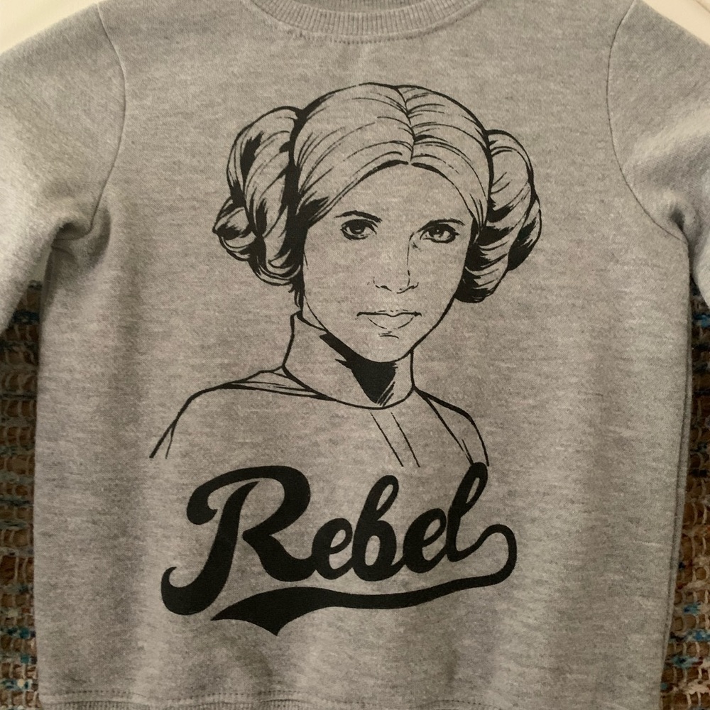 EUC Princess Leia Rebel sweatshirt - Picture 3 of 10
